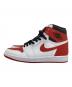 NIKE (ナイキ) AIR JORDAN 1 RETRO HIGH OG ホワイト×レッド サイズ:27cm：12000円