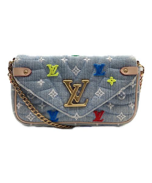 LOUIS VUITTON（ルイ ヴィトン）LOUIS VUITTON (ルイ ヴィトン) モノグラム ニューウェーブポシェット インディゴの古着・服飾アイテム