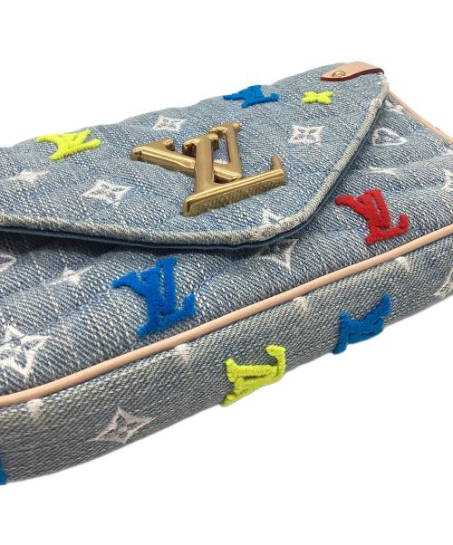 LOUIS VUITTON（ルイ ヴィトン）LOUIS VUITTON (ルイ ヴィトン) モノグラム ニューウェーブポシェット インディゴの古着・服飾アイテム