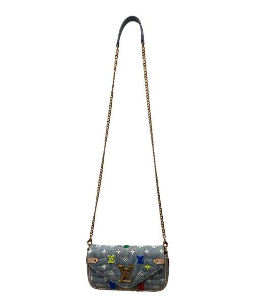 LOUIS VUITTON（ルイ ヴィトン）LOUIS VUITTON (ルイ ヴィトン) モノグラム ニューウェーブポシェット インディゴの古着・服飾アイテム