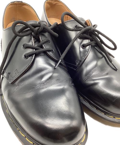 Dr.Martens（ドクターマーチン）Dr.Martens (ドクターマーチン) 3ホールシューズ ブラック サイズ:UK 9の古着・服飾アイテム