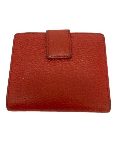 GUCCI（グッチ）GUCCI (グッチ) 2つ折り財布 レッドの古着・服飾アイテム