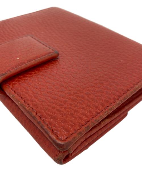 GUCCI（グッチ）GUCCI (グッチ) 2つ折り財布 レッドの古着・服飾アイテム