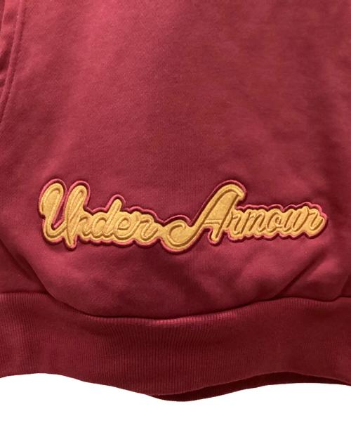 UNDER ARMOUR（アンダーアーマー）UNDER ARMOUR (アンダーアーマー) ヘビーウェイトテリーオーバーサイズオンディスプレーフーディ レッド サイズ:3XLの古着・服飾アイテム