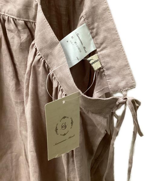 Samansa Mos2（サマンサモスモス）Samansa Mos2 (サマンサモスモス) 【立川限定】リネンレイヤード2WAYエプロンワンピース パープル サイズ:F 未使用品の古着・服飾アイテム