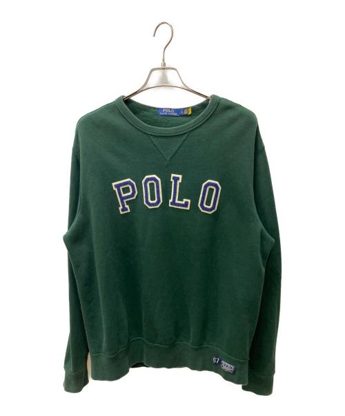 POLO RALPH LAUREN（ポロ・ラルフローレン）POLO RALPH LAUREN (ポロ・ラルフローレン) スウェット グリーン サイズ:Lの古着・服飾アイテム