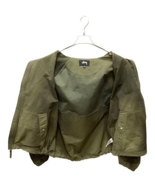 stussy（ステューシー）stussy (ステューシー) BEACH SHELL WAVE DYE グリーン サイズ:Mの古着・服飾アイテム