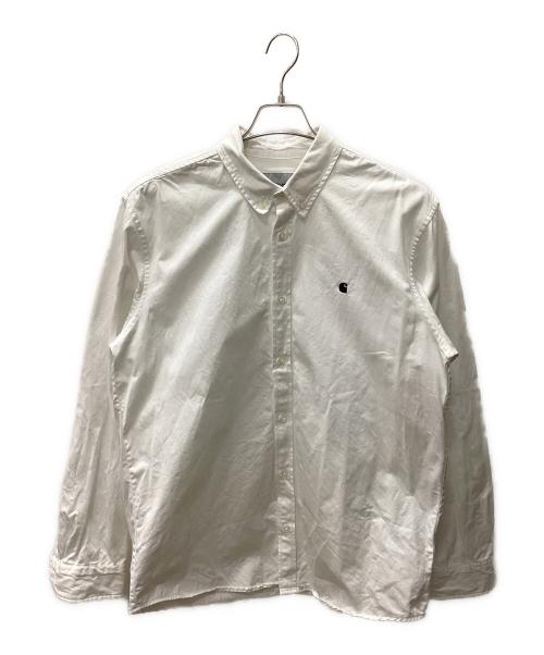 CarHartt（カーハート）CarHartt (カーハート) 長袖シャツ ホワイト サイズ:Lの古着・服飾アイテム