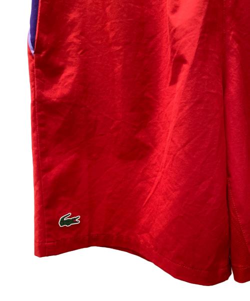 LACOSTE SPORT（ラコステスポーツ）LACOSTE SPORT (ラコステスポーツ) ハーフパンツ パープル×レッド サイズ:1の古着・服飾アイテム