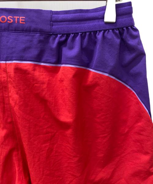 LACOSTE SPORT（ラコステスポーツ）LACOSTE SPORT (ラコステスポーツ) ハーフパンツ パープル×レッド サイズ:1の古着・服飾アイテム