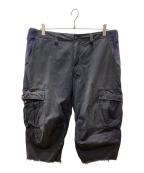 WTAPSダブルタップス）の古着「WTAPS JUNGLE CHOPPED ハーフパンツ」｜ネイビー