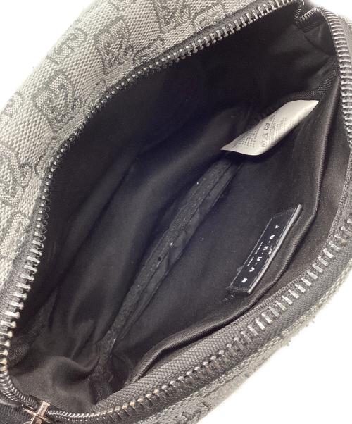 JORDAN（ジョーダン）JORDAN (ジョーダン) MONOGRAM MINI MESSENGER BAG グレー×ブラックの古着・服飾アイテム