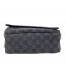 中古・古着 JORDAN (ジョーダン) MONOGRAM MINI MESSENGER BAG グレー×ブラック：7000円