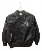 SHORT ROUNDショートラウンド）の古着「PUブルゾン」｜ブラック