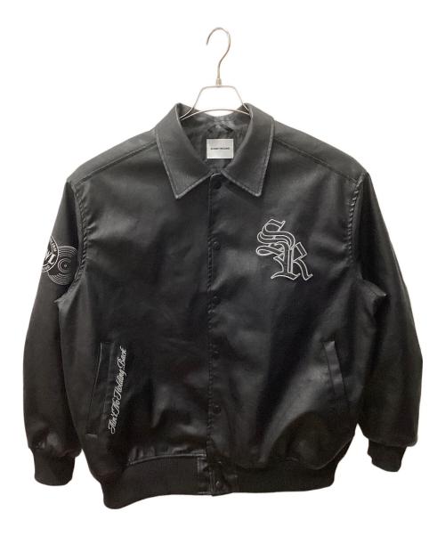 SHORT ROUND（ショートラウンド）SHORT ROUND (ショートラウンド) PUブルゾン ブラック サイズ:Mの古着・服飾アイテム