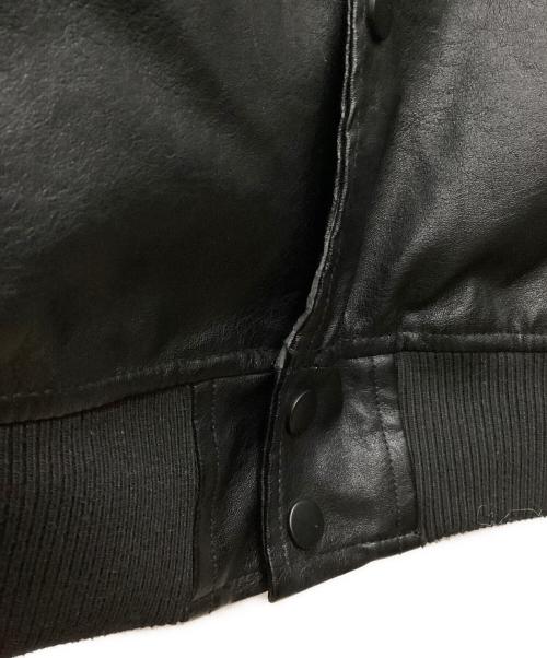 SHORT ROUND（ショートラウンド）SHORT ROUND (ショートラウンド) PUブルゾン ブラック サイズ:Mの古着・服飾アイテム