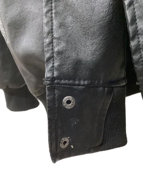 SHORT ROUND（ショートラウンド）SHORT ROUND (ショートラウンド) PUブルゾン ブラック サイズ:Mの古着・服飾アイテム