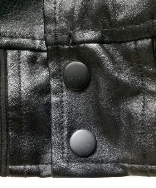 SHORT ROUND（ショートラウンド）SHORT ROUND (ショートラウンド) PUブルゾン ブラック サイズ:Mの古着・服飾アイテム