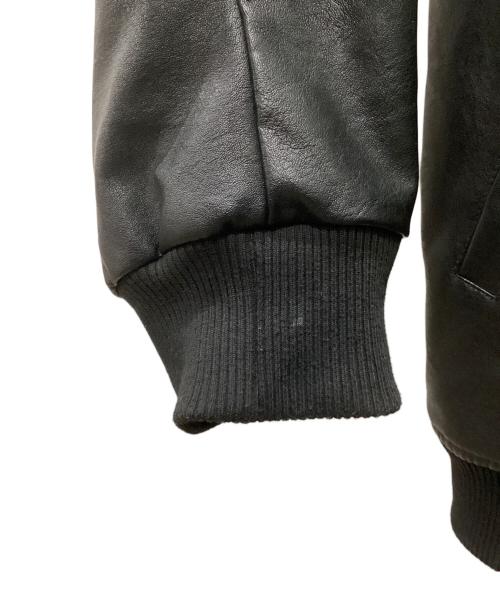 SHORT ROUND（ショートラウンド）SHORT ROUND (ショートラウンド) PUブルゾン ブラック サイズ:Mの古着・服飾アイテム