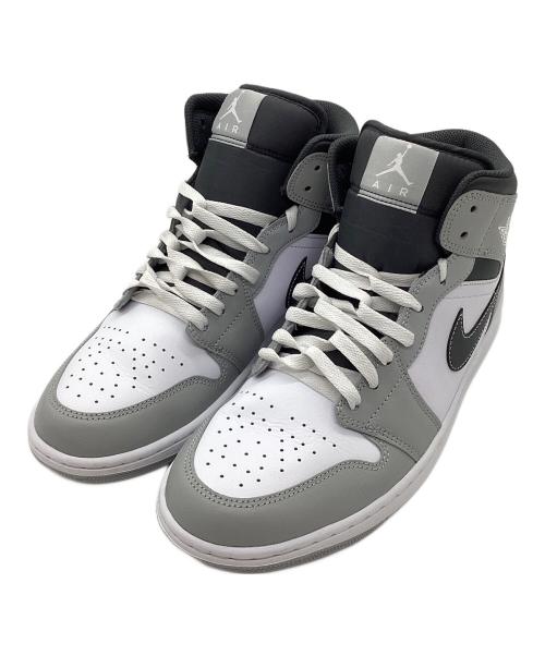 NIKE（ナイキ）NIKE (ナイキ) ハイカットスニーカー グレー×ホワイト サイズ:28.5cmの古着・服飾アイテム