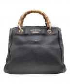 GUCCIグッチ）の古着「バンブーショッパースモールバッグ」｜ブラック