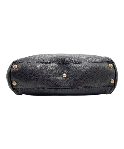 GUCCI（グッチ）GUCCI (グッチ) バンブーショッパースモールバッグ ブラックの古着・服飾アイテム