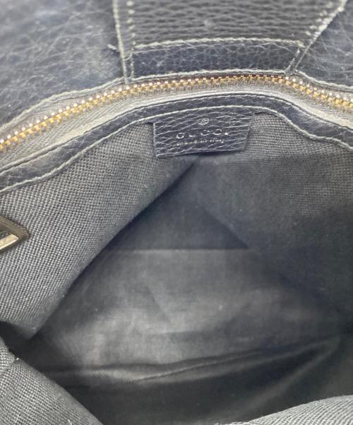 GUCCI（グッチ）GUCCI (グッチ) バンブーショッパースモールバッグ ブラックの古着・服飾アイテム