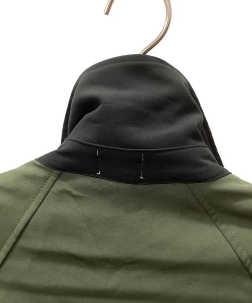 DION（ディオン）DION (ディオン) DION ダブルトレンチコート ブラック×グリーン サイズ:表記無しの古着・服飾アイテム