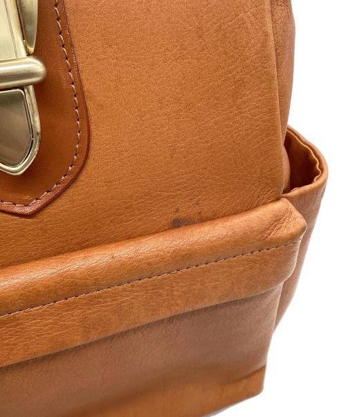 鞄いたがき（カバンイタガキ）鞄いたがき (カバンイタガキ) レザーリュック ブラウンの古着・服飾アイテム