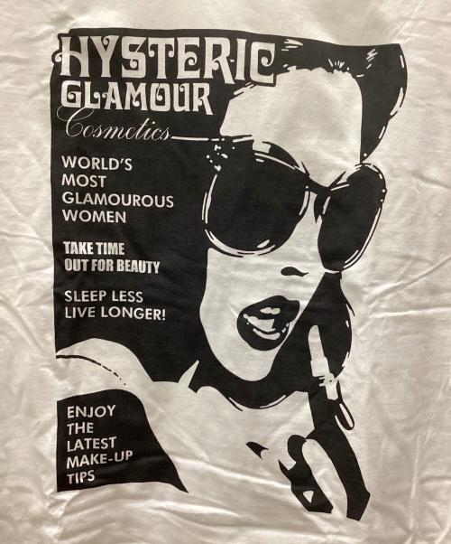 Hysteric Glamour（ヒステリックグラマー）Hysteric Glamour (ヒステリックグラマー) Hysteric Glamour Tシャツ ホワイト サイズ:Mの古着・服飾アイテム
