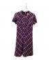 Kate Spade（ケイトスペード）の古着「Kate Spade Plaid Tweed Dress」｜パープル