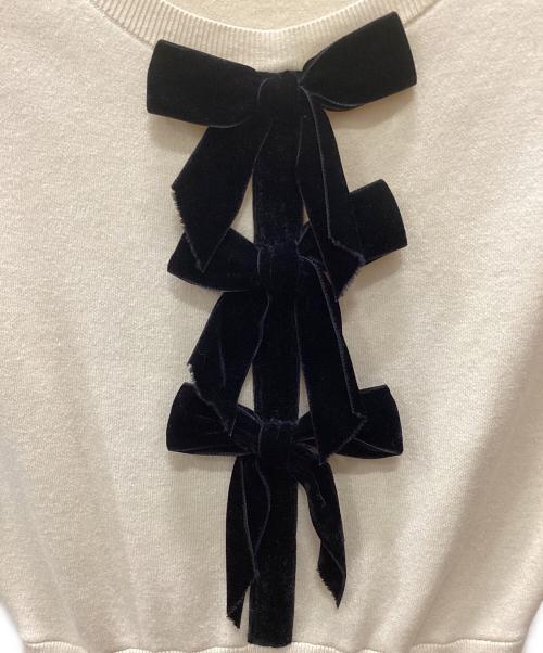 HER LIP TO（ハーリップトゥ）HER LIP TO (ハーリップトゥ) Her lip to ニットワンピース アイボリー サイズ:Mの古着・服飾アイテム