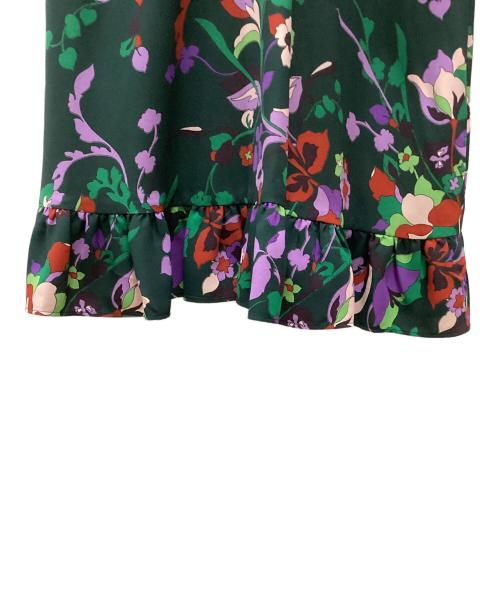 Kate Spade（ケイトスペード）Kate Spade (ケイトスペード) Kate Spade 半袖ワンピース グリーン サイズ:2の古着・服飾アイテム