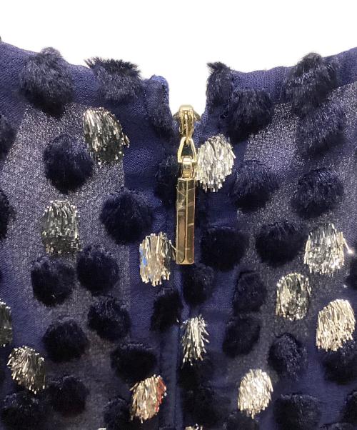 Kate Spade（ケイトスペード）Kate Spade (ケイトスペード) Kate Spade 長袖ワンピース ネイビーの古着・服飾アイテム