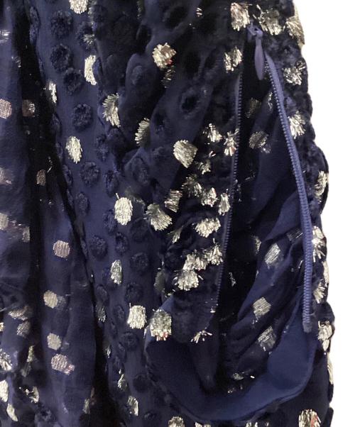 Kate Spade（ケイトスペード）Kate Spade (ケイトスペード) Kate Spade 長袖ワンピース ネイビーの古着・服飾アイテム