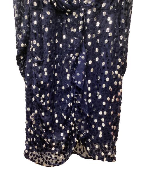 Kate Spade（ケイトスペード）Kate Spade (ケイトスペード) Kate Spade 長袖ワンピース ネイビーの古着・服飾アイテム