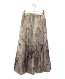 Snidel（スナイデル）の古着「Snidel チュールスカート」｜グレー