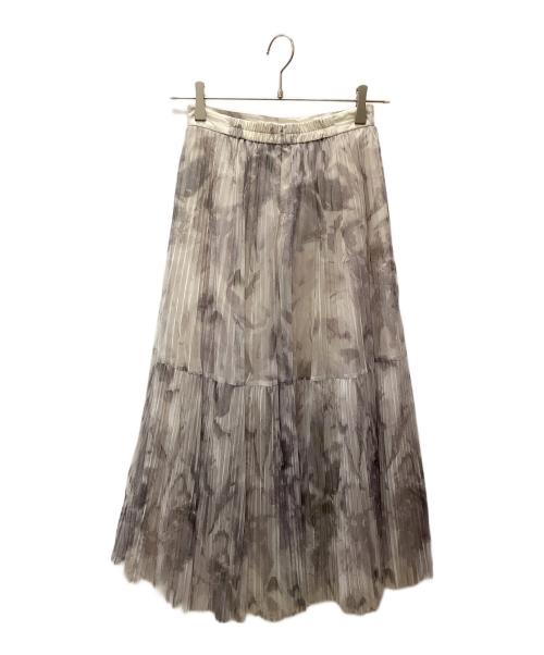 Snidel（スナイデル）Snidel (スナイデル) Snidel チュールスカート グレーの古着・服飾アイテム