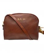 vascoヴァスコ）の古着「LEATHER OFFICER POUCH BAG」｜ブラウン