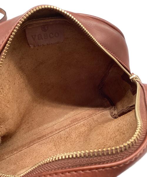 vasco（ヴァスコ）vasco (ヴァスコ) LEATHER OFFICER POUCH BAG ブラウンの古着・服飾アイテム