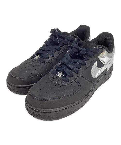NIKE（ナイキ）NIKE (ナイキ) AIR FORCE1 LOW ブラック×シルバー サイズ:27cmの古着・服飾アイテム