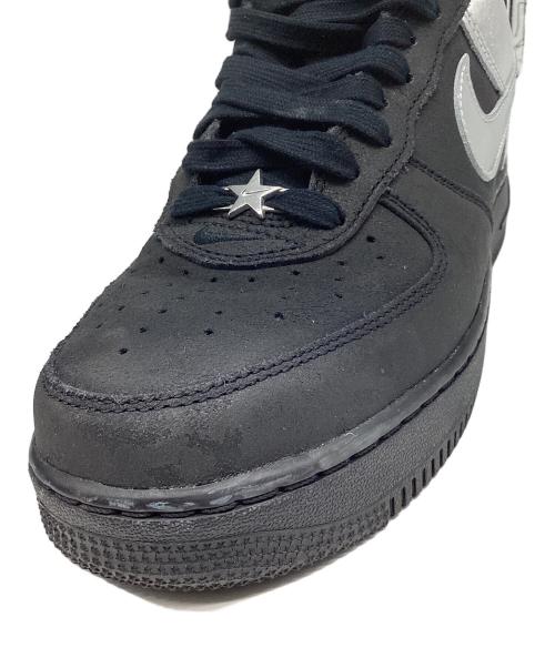 NIKE（ナイキ）NIKE (ナイキ) AIR FORCE1 LOW ブラック×シルバー サイズ:27cmの古着・服飾アイテム