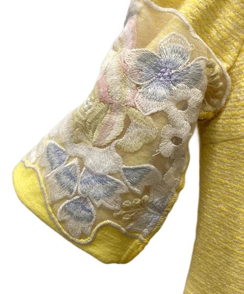 GRACE CONTINENTAL（グレースコンチネンタル）GRACE CONTINENTAL (（グレースコンチネンタル) GRACE CONTINENTAL 長袖ワンピース イエロー サイズ:36 未使用品の古着・服飾アイテム