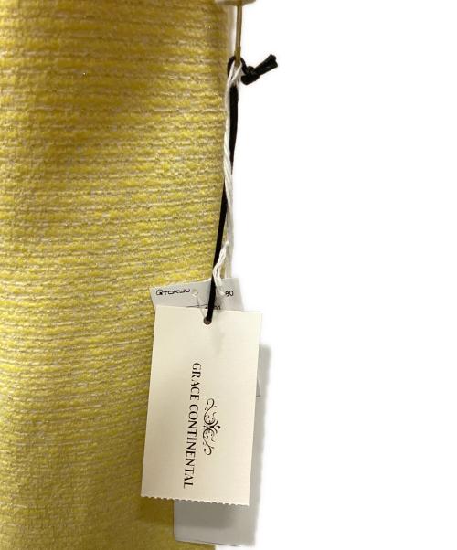 GRACE CONTINENTAL（グレースコンチネンタル）GRACE CONTINENTAL (（グレースコンチネンタル) GRACE CONTINENTAL 長袖ワンピース イエロー サイズ:36 未使用品の古着・服飾アイテム
