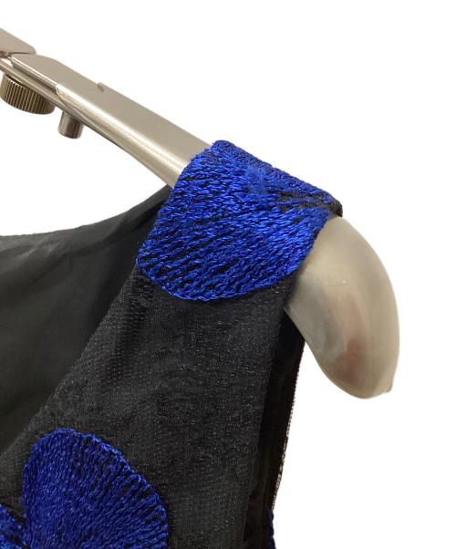 Diagram（ダイアグラム）Diagram (ダイアグラム) Diagram GRACE CONTINENTAL ブラック×ブルー サイズ:36の古着・服飾アイテム