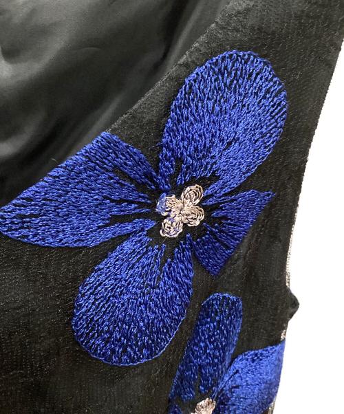 Diagram（ダイアグラム）Diagram (ダイアグラム) Diagram GRACE CONTINENTAL ブラック×ブルー サイズ:36の古着・服飾アイテム