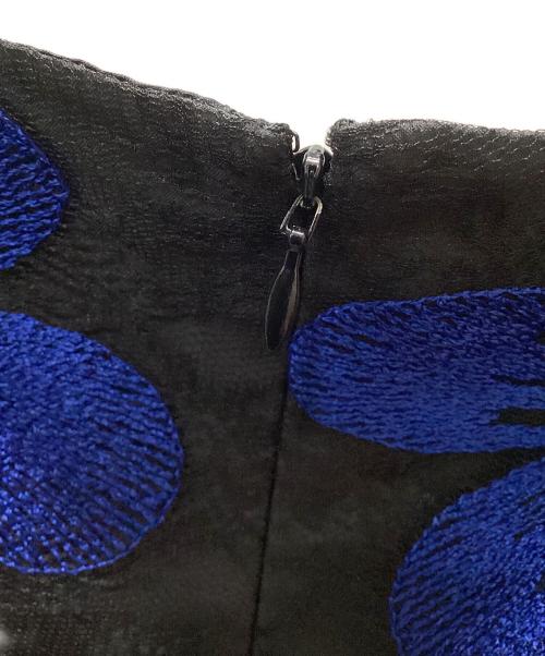 Diagram（ダイアグラム）Diagram (ダイアグラム) Diagram GRACE CONTINENTAL ブラック×ブルー サイズ:36の古着・服飾アイテム