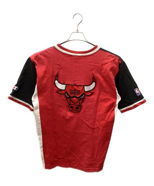 Champion（チャンピオン）Champion (チャンピオン) シカゴ・ブルズ 半袖カットソー ブラック サイズ:MEDIUMの古着・服飾アイテム