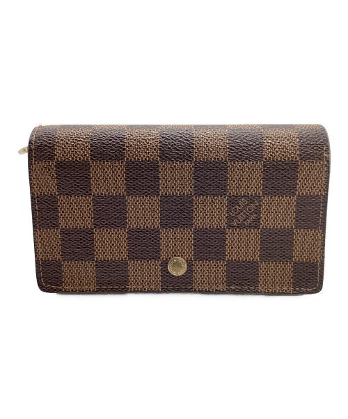 LOUIS VUITTON（ルイ ヴィトン）LOUIS VUITTON (ルイ ヴィトン) 2つ折り財布 ブラウンの古着・服飾アイテム