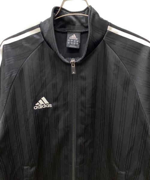 adidas（アディダス）adidas (アディダス) トラックジャケット ブラック×ホワイト サイズ:Mの古着・服飾アイテム